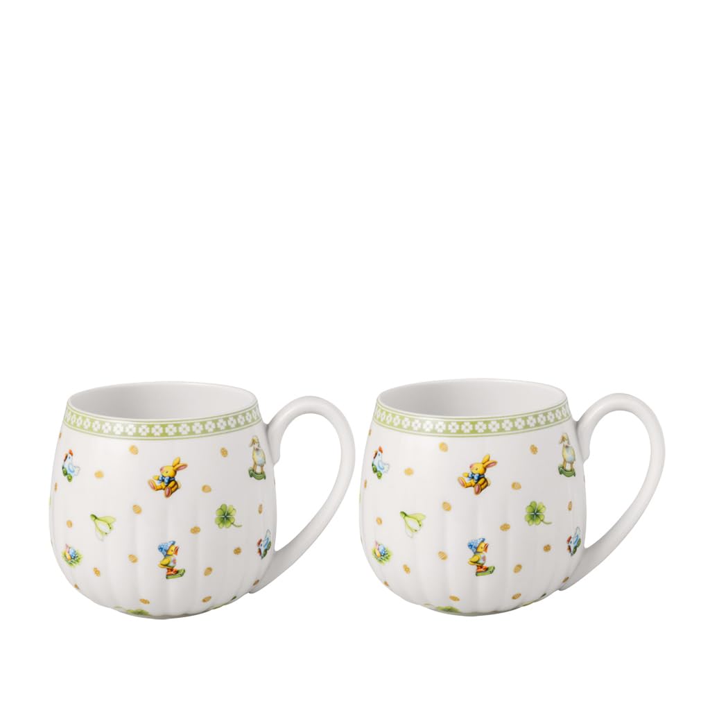 Amazon.com | Villeroy & Boch - Easter Delight Mug Set of 2 Green